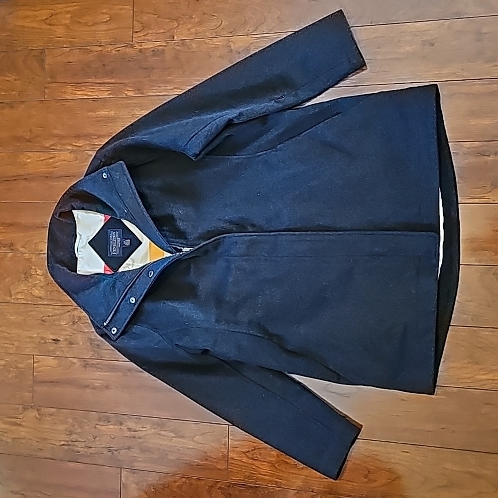 Pendleton Wool Jacket with Glacier National Park Stripe Lining